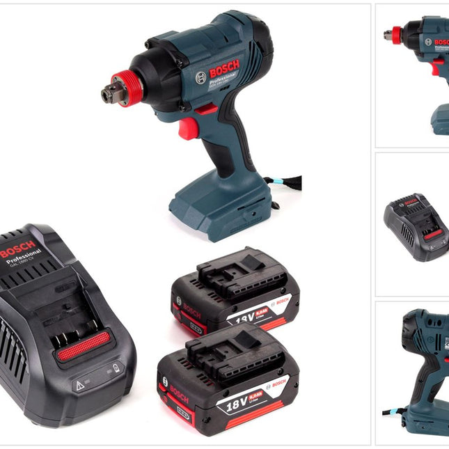 Bosch GDX 18 V-180 Li-Ion Akku Drehschlagschrauber + 2 x 6,0 Ah Akku + Ladegerät - Toolbrothers