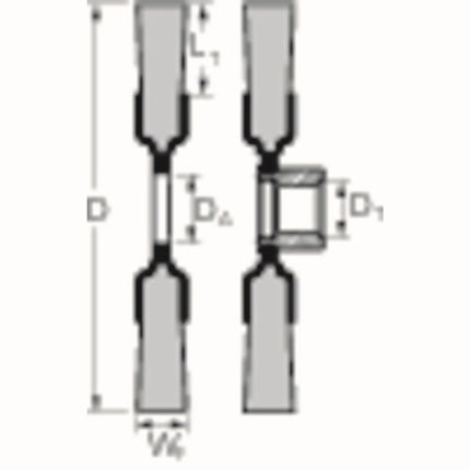 PFERD Brosse circulaire POS RBG 12512 ( 8000433125 ) Ø 125 mm Épaisseur de fil 0,35 mm