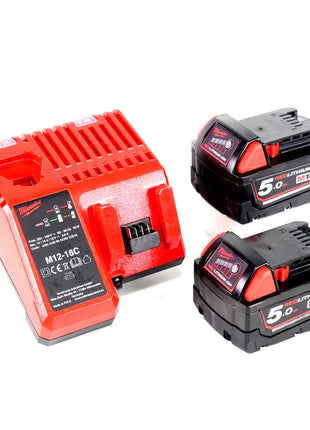 Milwaukee M18 BID-502 Akku Schlagschrauber 18V 180Nm + 2x Akku 5,0Ah + Ladegerät + Koffer - Toolbrothers