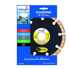 Disque à tronçonner diamanté MC850 AkkuMAX ( 4000865528 ) Ø 125 mm Alésage 22,23 mm Meuleuse d'angle Largeur de segment 37,6 mm