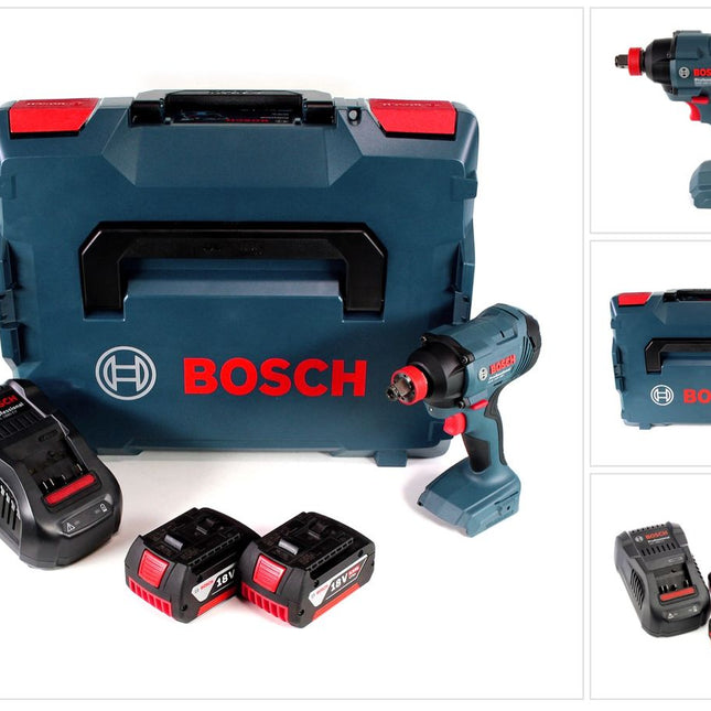 Bosch GDX 18 V-180 18 V Li-Ion Akku Drehschlagschrauber mit 180 Nm in L-Boxx + 2 x 6,0 Ah Akku + Ladegerät - Toolbrothers
