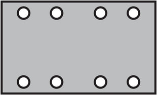 Klingspor Haftschleifstreifen PS 33 CK ( 8000353313 ) GLS 18 Körnung 120 Lochanzahl 8