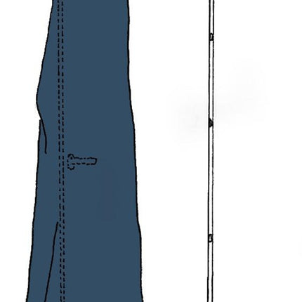 Kirchner Housse de protection Simproflex ( 4000369719 ) Protection de fenêtre largeur 125 cm transparent