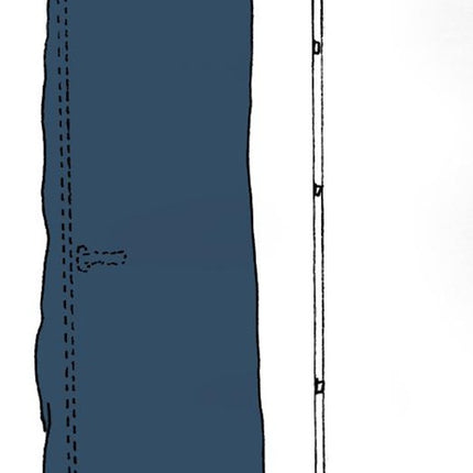 Kirchner Housse de protection Simproflex ( 4000369719 ) Protection de fenêtre largeur 125 cm transparent