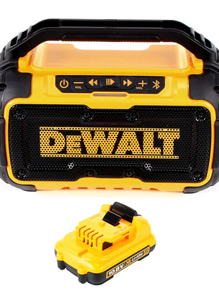 DeWalt DCR 011 Akku Bluetooth Lautsprecher 10,8-18V + 1x Akku 2,0Ah - ohne Ladegerät - Toolbrothers