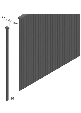 Prebena 2P-J50SDS Luftdruck Druckluftnagler 5-7 bar im Transportkoffer + Prebena Stauchkopfnägel Brads 50 mm 4000 Stück - aus verzinktem Stahl, geharzt - Toolbrothers