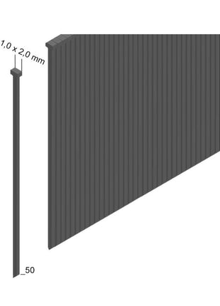 Prebena PKT-2-J50SD-S Luftdruck Kartuschen - Druckluftnagler 3,5-10 bar im Transportkoffer + Prebena Stauchkopfnägel Brads 50 mm 4000 Stück - aus verzinktem Stahl, geharzt - Toolbrothers