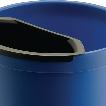 Helit Poubelle ( 9000468499 ) Plastique noir 6 l