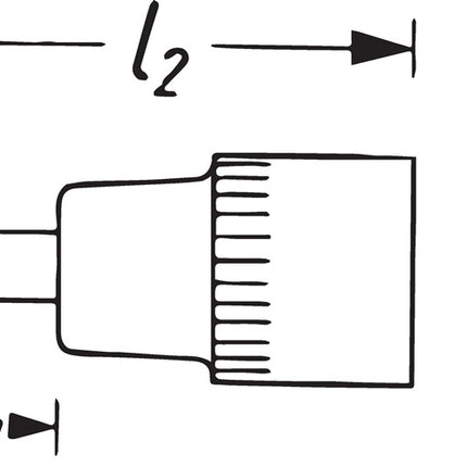 Hazet Douille 8801K ( 8000466485 ) 3/8 ″ 6 pans Longueur 43,5 mm