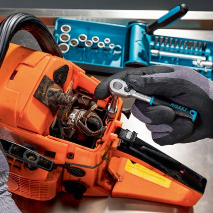 Hazet Jeu de clés à douilles 856-1HP ( 8000753595 ) 38 pièces 1/4 ″ Nombre de dents 90 6 pans