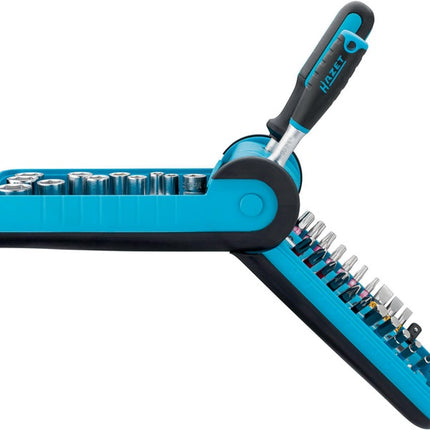 Hazet Jeu de clés à douilles 856-1HP ( 8000753595 ) 38 pièces 1/4 ″ Nombre de dents 90 6 pans