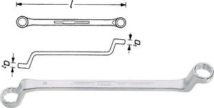 Hazet clé polygonale double 630 ( 8000462654 ) 16 x 17 mm 255 mm