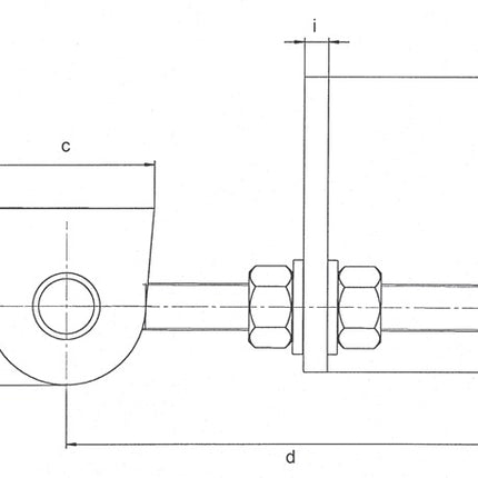 GAH Alberts Paumelle de porte réglable ( 3000255576 ) 146x23x55x130x28x50x16x8mm