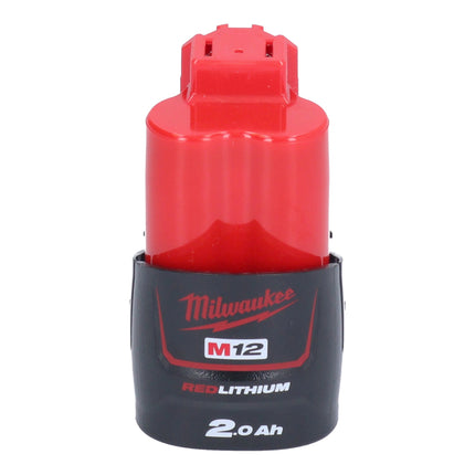 Milwaukee M12 FQID-201 Clé à choc sans fil 12 V 50 Nm 1/4'' Brushless + 1x batterie 2,0 Ah - sans chargeur