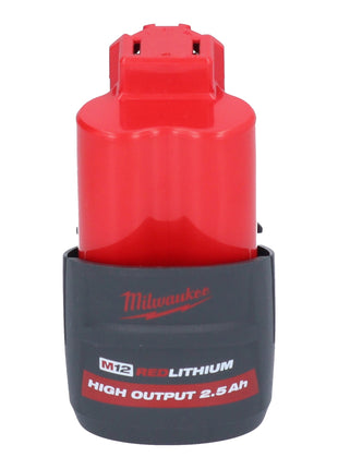 Milwaukee M12 FQID-251 Clé à choc sans fil 12 V 50 Nm 1/4'' Brushless + 1x batterie 2,5 Ah - sans chargeur