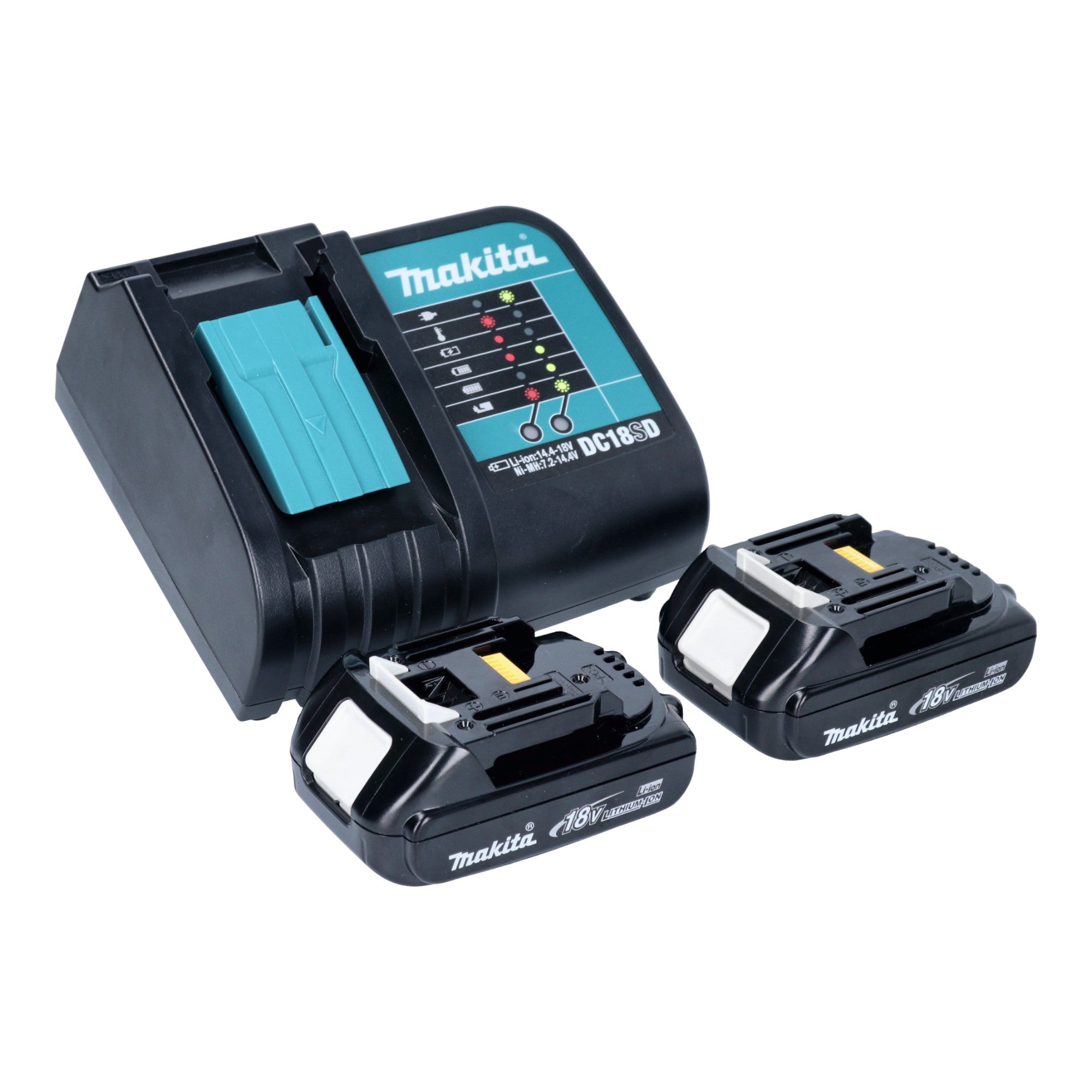 Makita DHR 171 SYX3 Akku Bohrhammer 18 V 1 2 J SDS Plus Brushless 2x Akku 1 5 Ah Ladegeraet 65 tlg Zubehoer Set Koffer 3 - toolbrothers