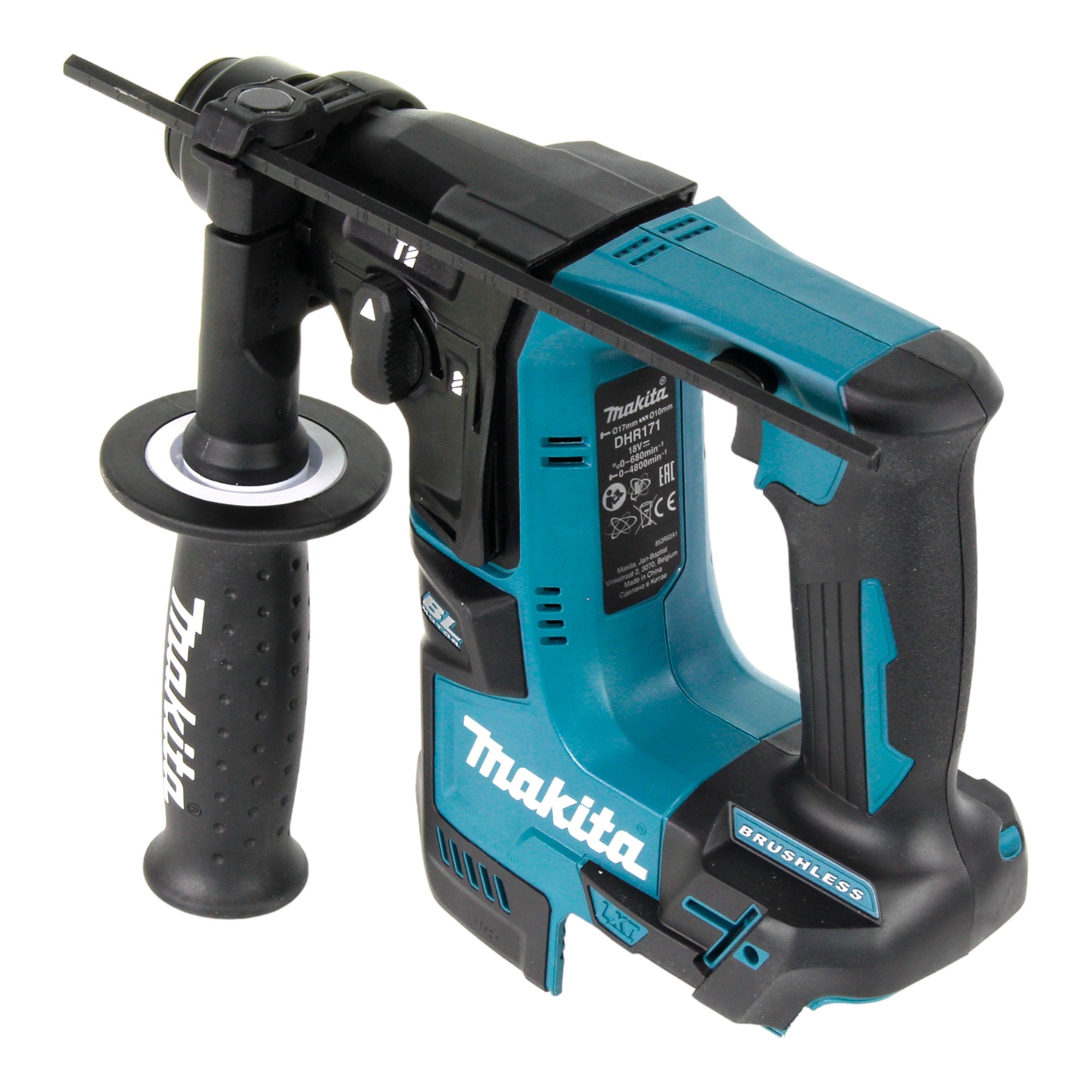 Makita DHR 171 RGX3 Akku Bohrhammer 18 V 1 2 J SDS Plus Brushless 2x Akku 6 0 Ah Ladegeraet 65 tlg Zubehoer Set Koffer 4 - toolbrothers
