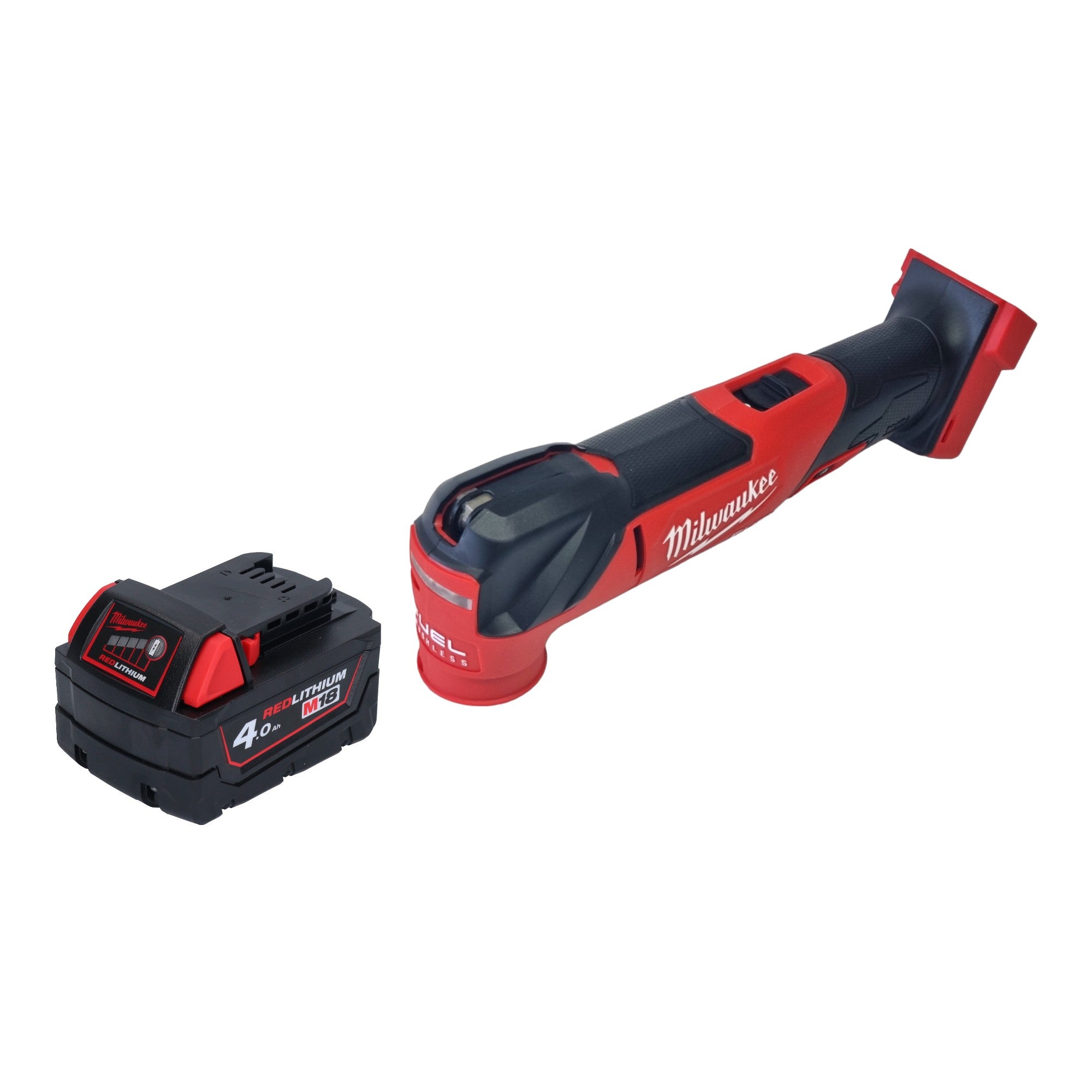 Milwaukee M18 FMT 401 Akku Multitool 18 V Brushless 1x Akku 4 0 Ah ohne Ladegeraet 0 - toolbrothers