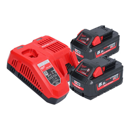 Milwaukee M18 FMT-552 Outil multifonctions sans fil 18 V Brushless + 2x batterie 5,5 Ah + chargeur