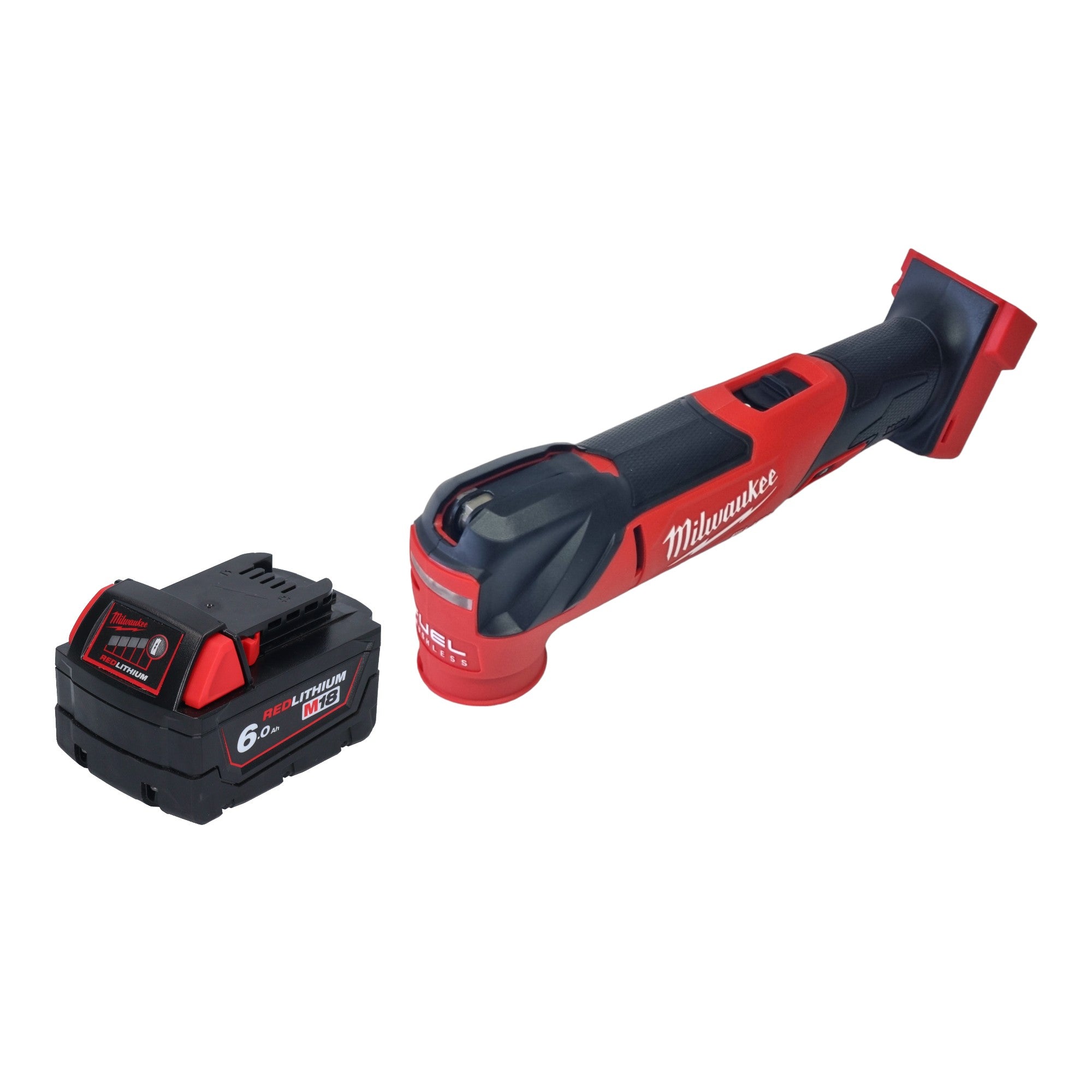 Milwaukee M18 FMT 601 Akku Multitool 18 V Brushless 1x Akku 6 0 Ah ohne Ladegeraet 0 - toolbrothers