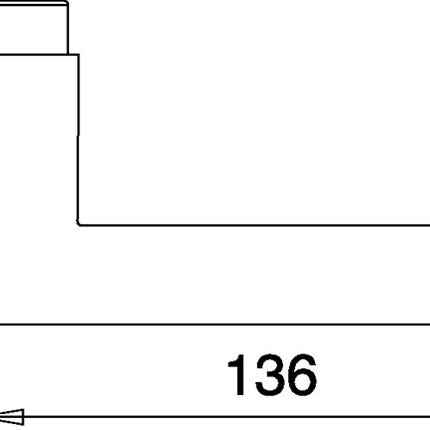 EDI Paire de béquilles 108 H ( 3000261386 ) Acier inoxydable F00 Carré 10 mm