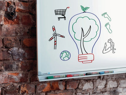 Jeu de marqueurs pour tableaux blancs Edding 28 EcoLine ( 9000487994 ) noir/rouge/bleu/vert