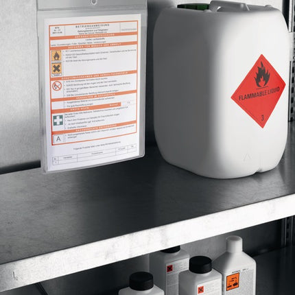 Pochette d'affichage Durable DIN A4 ( 9000492400 ) transparente avec œillet