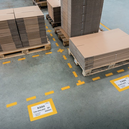 Durable Marquage d'emplacement ( 4000355260 ) Forme rectangulaire 10 pièces