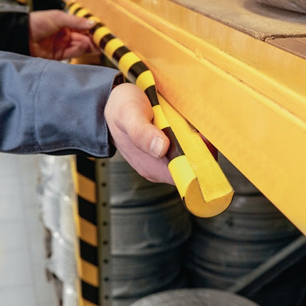 Protection d'angle Durable ( 9000480100 ) jaune/noir 1000 mm Type C25R