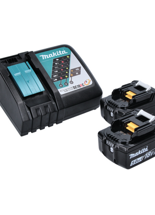 Makita DDA 351 RTJ Akku Winkelbohrmaschine 18 V 13,5 Nm + 2x Akku 5,0 Ah + Ladegerät + Makpac - Toolbrothers