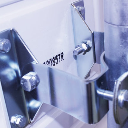 Miroir de circulation Dancop ( 9000490231 ) H600xL800mm plastique, rouge/blanc 22 m