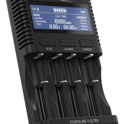 Ansmann Chargeur universel UBC Powerline 4 Ultra ( 4000902123 ) avec adaptateur secteur