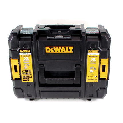 DeWalt DCS 334 NT Scie sauteuse pendulaire sans fil Brushless 18V + 1x Batterie 4,0Ah + Coffret de transport - sans chargeur