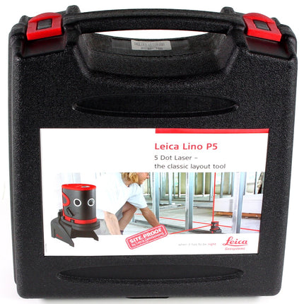 Leica Lino P5 Punktlaser mit fünf Laserpunkten Selbstnivellierend im Koffer ( 777068 ) - Toolbrothers