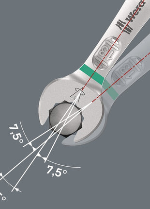 Clé mixte Wera 6003 Joker ( 4000822302 ) SW 11 mm Longueur 135 mm acier allié à outils