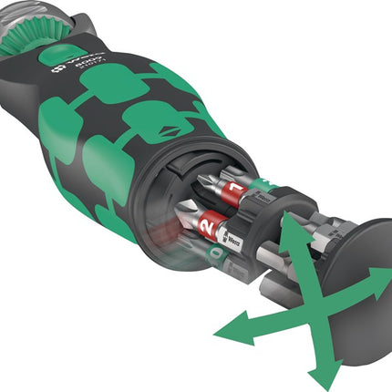 Jeu de clés à douilles Wera 8009 Zyklop Pocket Set 3 ( 8002931221 ) 27 pièces 3/8″ + 1/4 ″