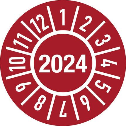 Plaquette de contrôle annuelle ( 9000477100 ) Ø 15 mm Film