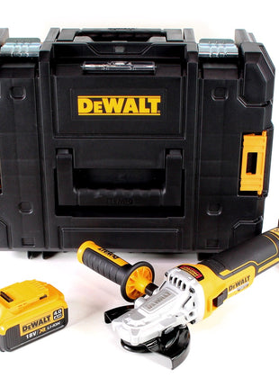 DeWalt DCG 405 FNT Akku Winkelschleifer 18V 125mm Brushless + 1x Akku 4,0Ah + TSTAK - ohne Ladegerät - Toolbrothers