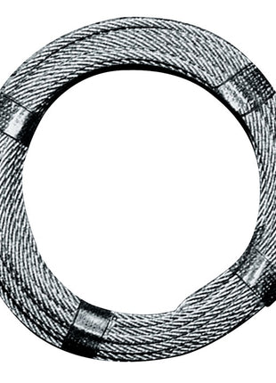 Cable metálico (1000134025) Ø 6,0 mm longitud 80 m 6 x 12 + 1 FE acero, galvanizado