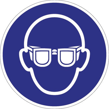 Signe d'obligation ASR A1.3/DIN EN ISO 7010 ( 9000477501 ) Utiliser une protection oculaire