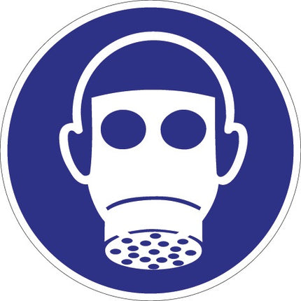 Signe d'obligation ASR A1.3/DIN EN ISO 7010 ( 9000477498 ) Utiliser une protection respiratoire