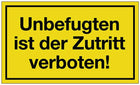 Signes d'information ( 3000277119 ) L'accès est interdit aux personnes non autorisées Plastique