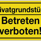 Panneau indicateur ( 3000277175 ) Terrain privé/interdit d'accès ! Plastique