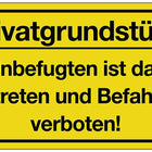 Panneau indicateur ( 3000277325 ) Terrain privé Plastique