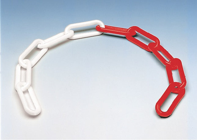 Chaîne de délimitation ( 1000131202 ) Plastique rouge/blanc 6 mm