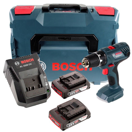 Bosch Professional GSR 18V-21 Akku Bohrschrauber 18V 55Nm + 2x Akku 2,0Ah + Ladegerät + L-Boxx - Toolbrothers