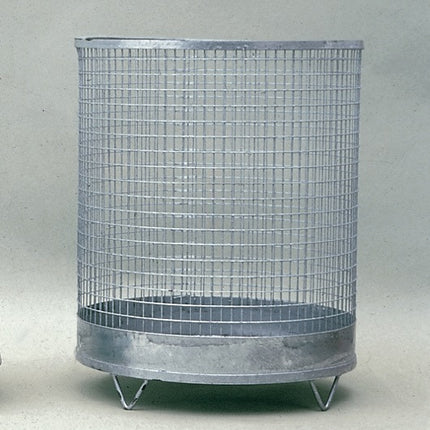 Corbeille à déchets ( 9194491020 ) H600xD400 mm 75 l avec 4 pieds