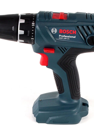 Bosch Professional GSR 18V-21 Akku Bohrschrauber 18V 55Nm + 1x Akku 3,0Ah + Ladegerät + L-Boxx - Toolbrothers