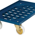 Chariot pour caisses ( 9000444232 ) capacité de charge 250 kg pneus en polymère ABS-plastique bleu