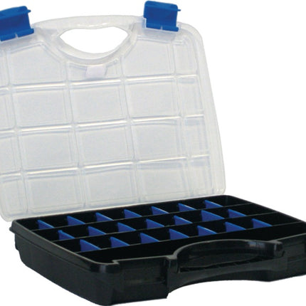 Boîte d'assortiment Basic Line ( 4000871448 ) L388xP290xH61mm transparent noir-bleu